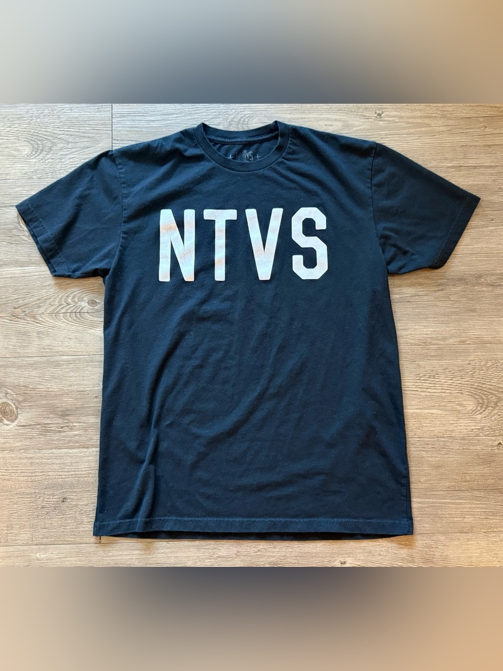 NTVS Men’s Large Black Short Sleeve Tee, NTVS Logo